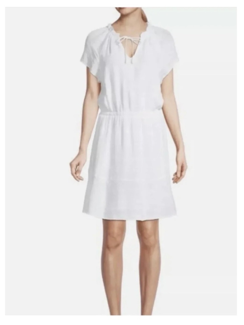 Anthropologie Cloth & Stone linen dress size M